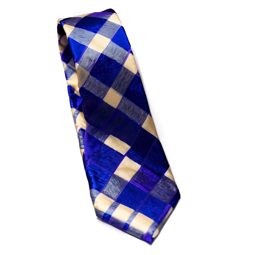 Checkered Gentleman's Tie Png 05242024 PNG Image