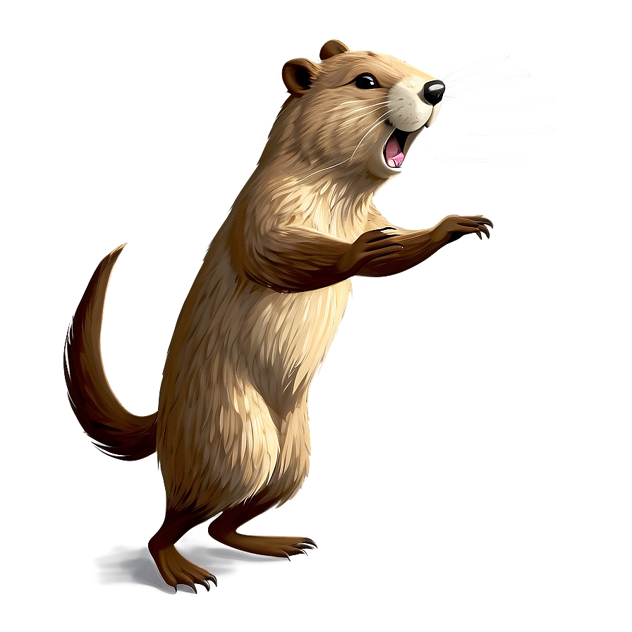 Cheerful Beaver Dancing Png 57 PNG Image