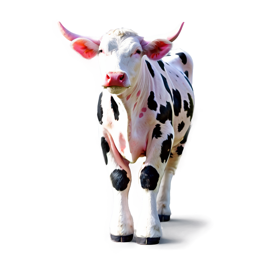 Cheerful Strawberry Cow Png Csa44 PNG Image