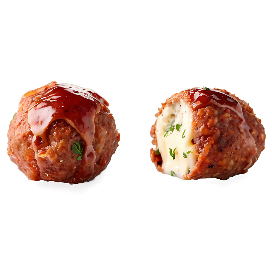 Cheese Stuffed Meatball Png 4 PNG Image