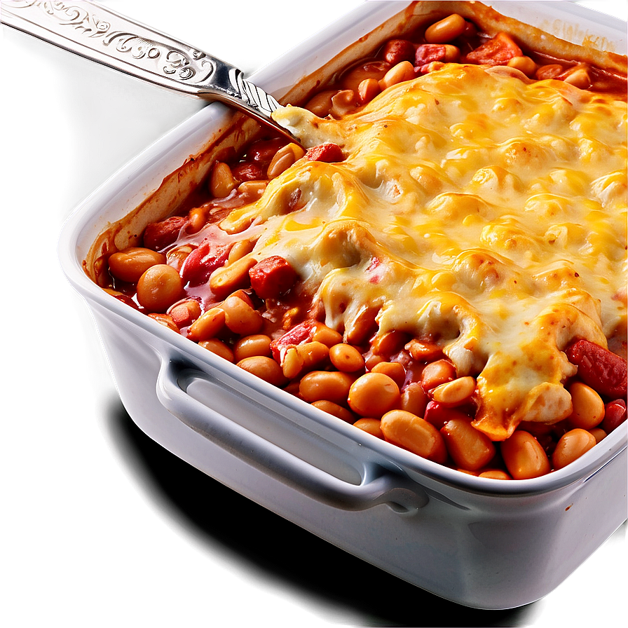 Cheesy Baked Beans Casserole Png 06272024 PNG Image