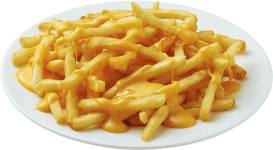 Cheesy Frieson Plate PNG Image