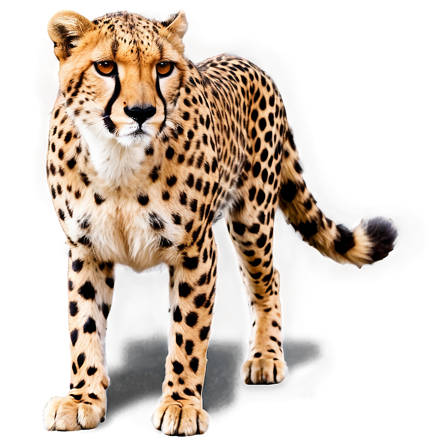 Cheetah In Savannah Png 06112024 PNG Image