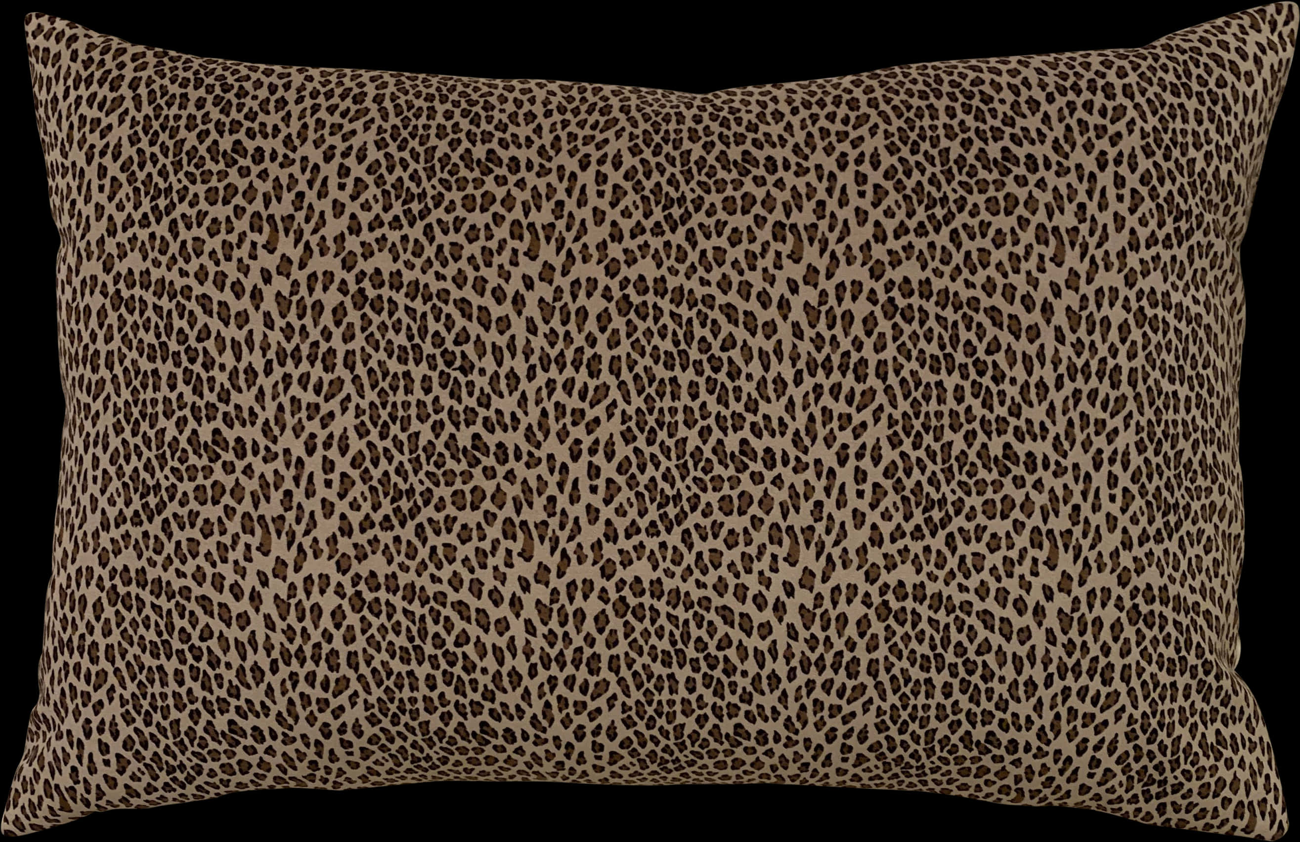 Cheetah Print Pillow Design PNG Image