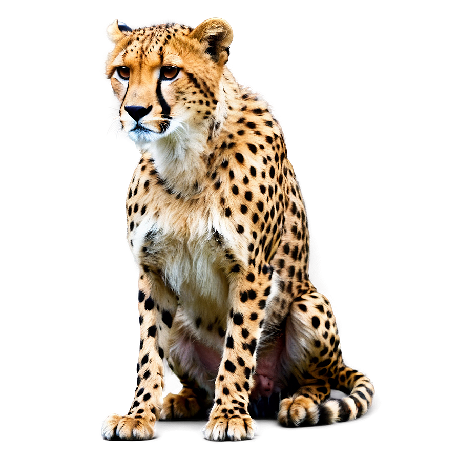 Cheetah With Cub Png 06112024 PNG Image