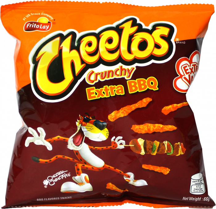 Cheetos Crunchy Extra B B Q Package PNG Image