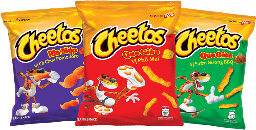 Cheetos Variety Flavors Packs PNG Image