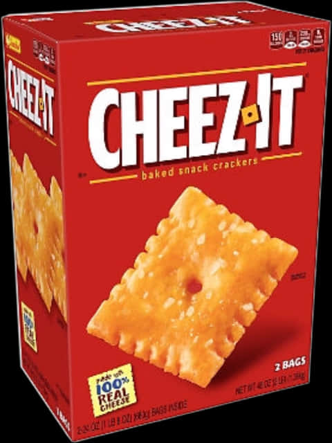 Cheez It Baked Snack Crackers Box PNG Image