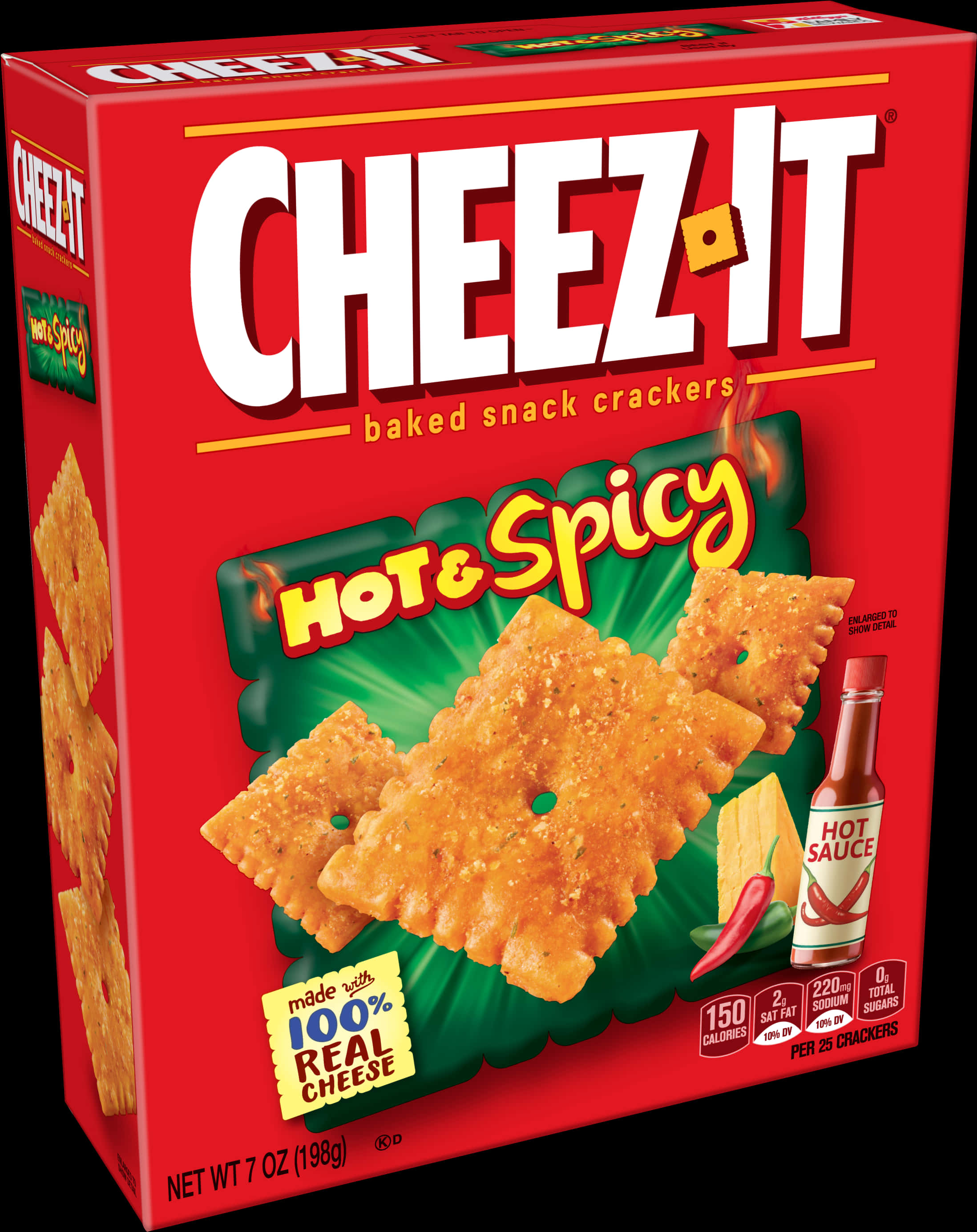 Cheez It Hotand Spicy Box PNG Image