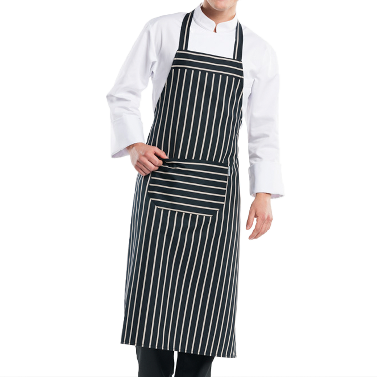 Chefin Striped Apron PNG Image