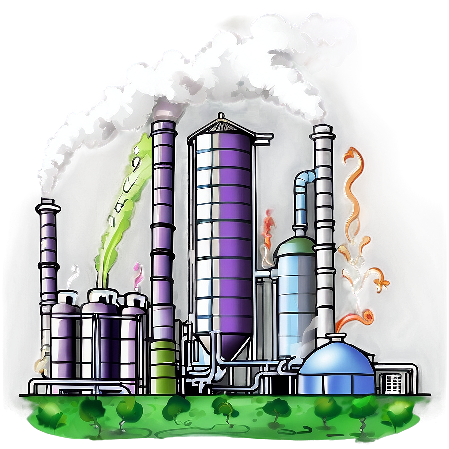 Chemical Pollution Factory Png 61 PNG Image