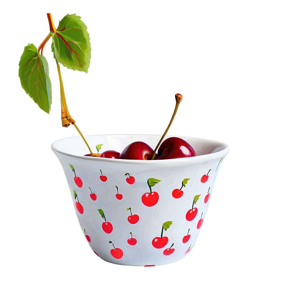 Cherries In Bowl Png 05212024 PNG Image