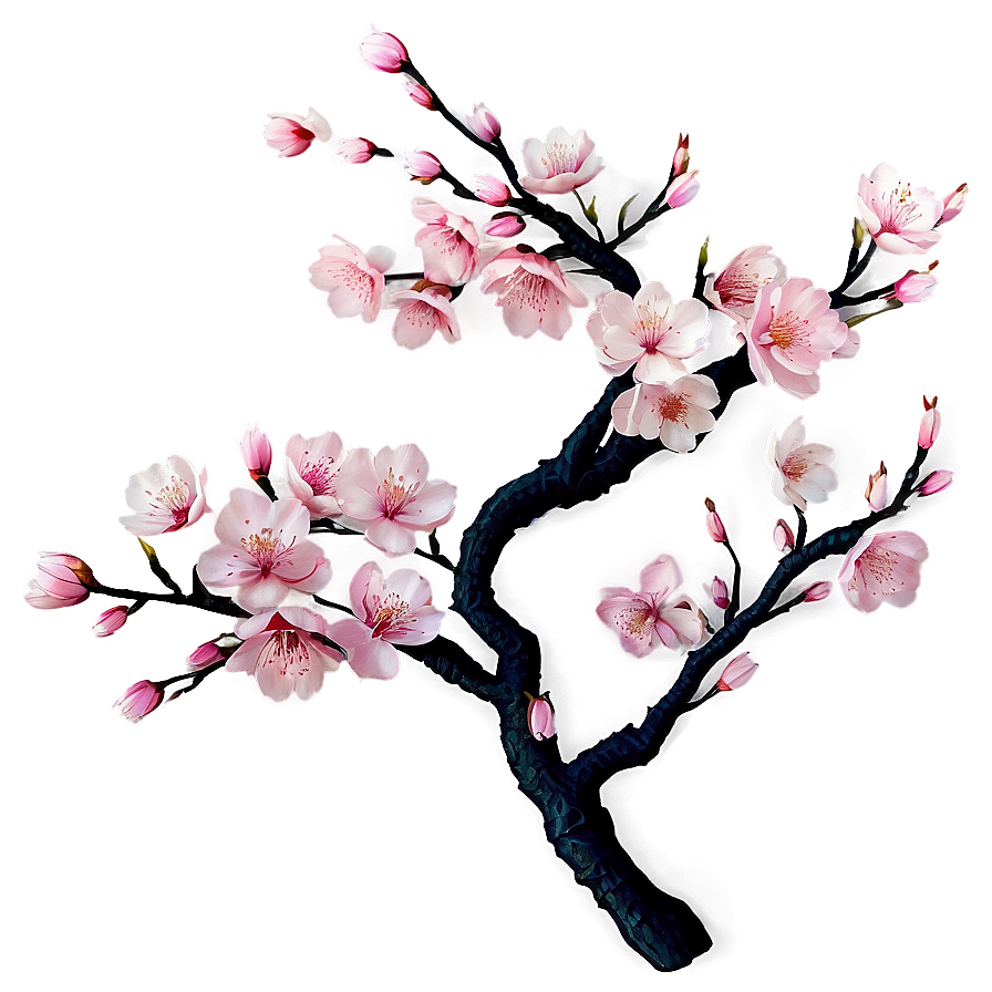 Cherry Blossom Branches Png Lna PNG Image