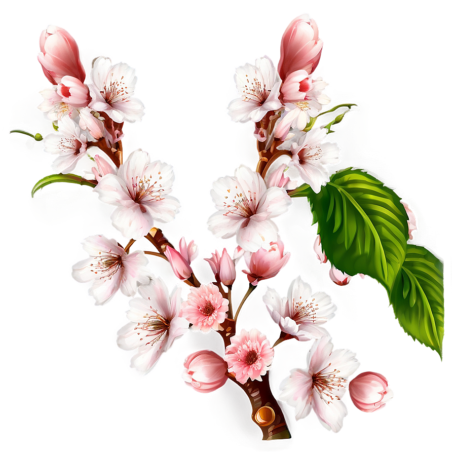 Cherry Blossom Frame Png 05252024 PNG Image