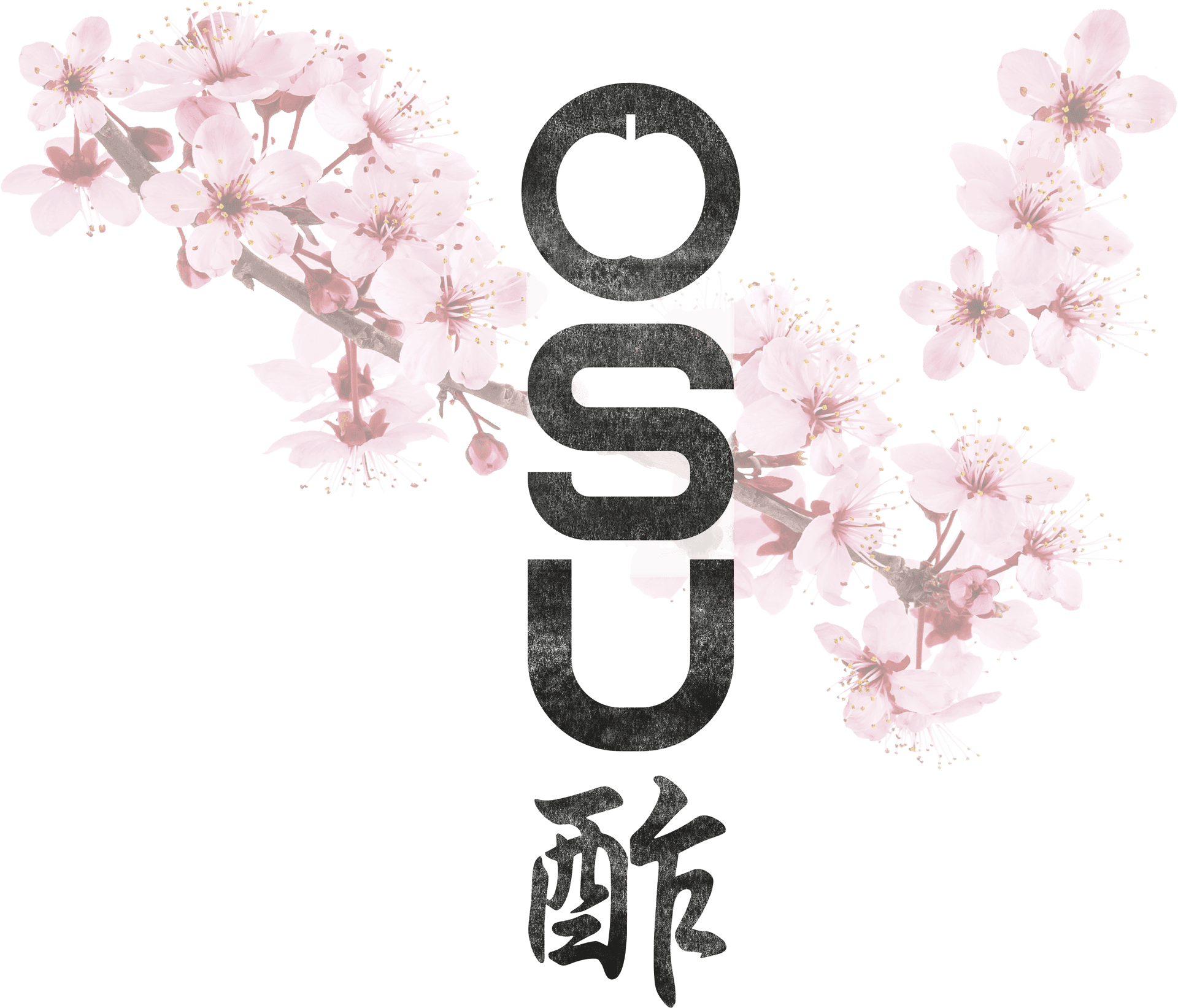 Cherry Blossom O S U Logo PNG Image