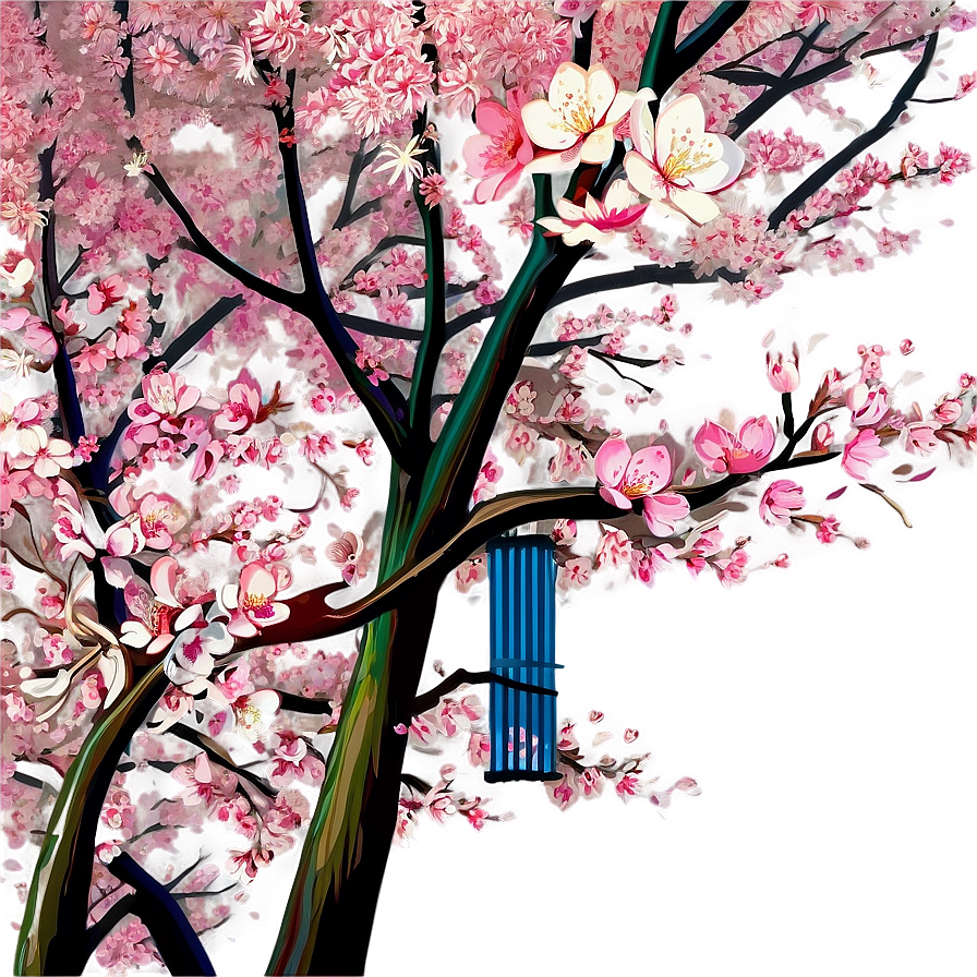 Cherry Blossom Serenity Png 32 PNG Image