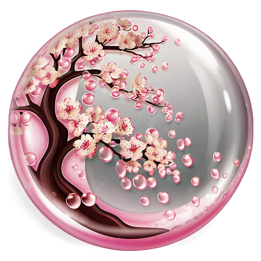 Cherry Blossom Soap Bubbles Png 93 PNG Image