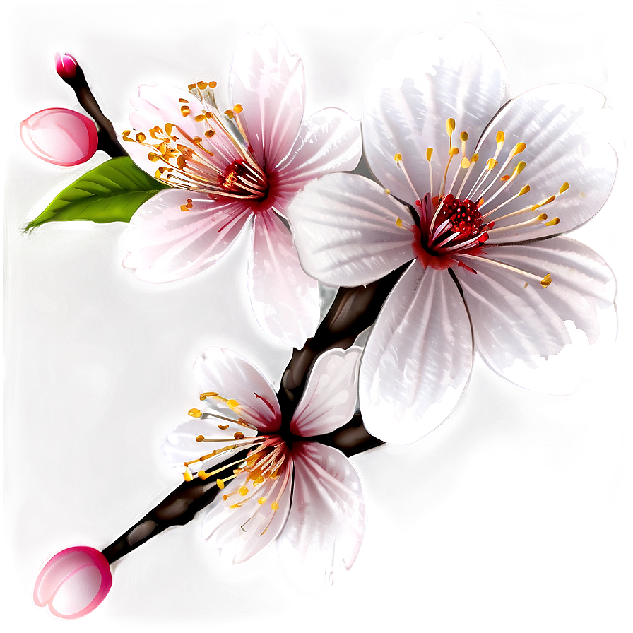 Cherry Blossom Tattoo Png Scl71 PNG Image