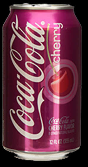 Cherry Coca Cola Can PNG Image