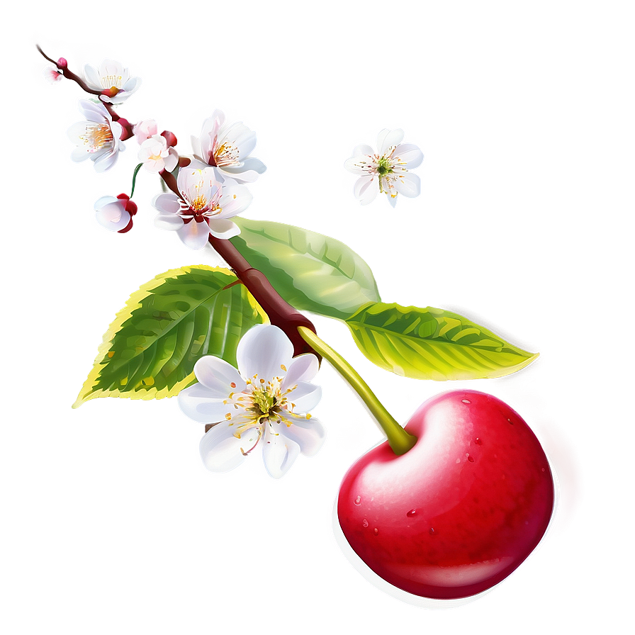 Cherry Tree Garden Png Exp PNG Image