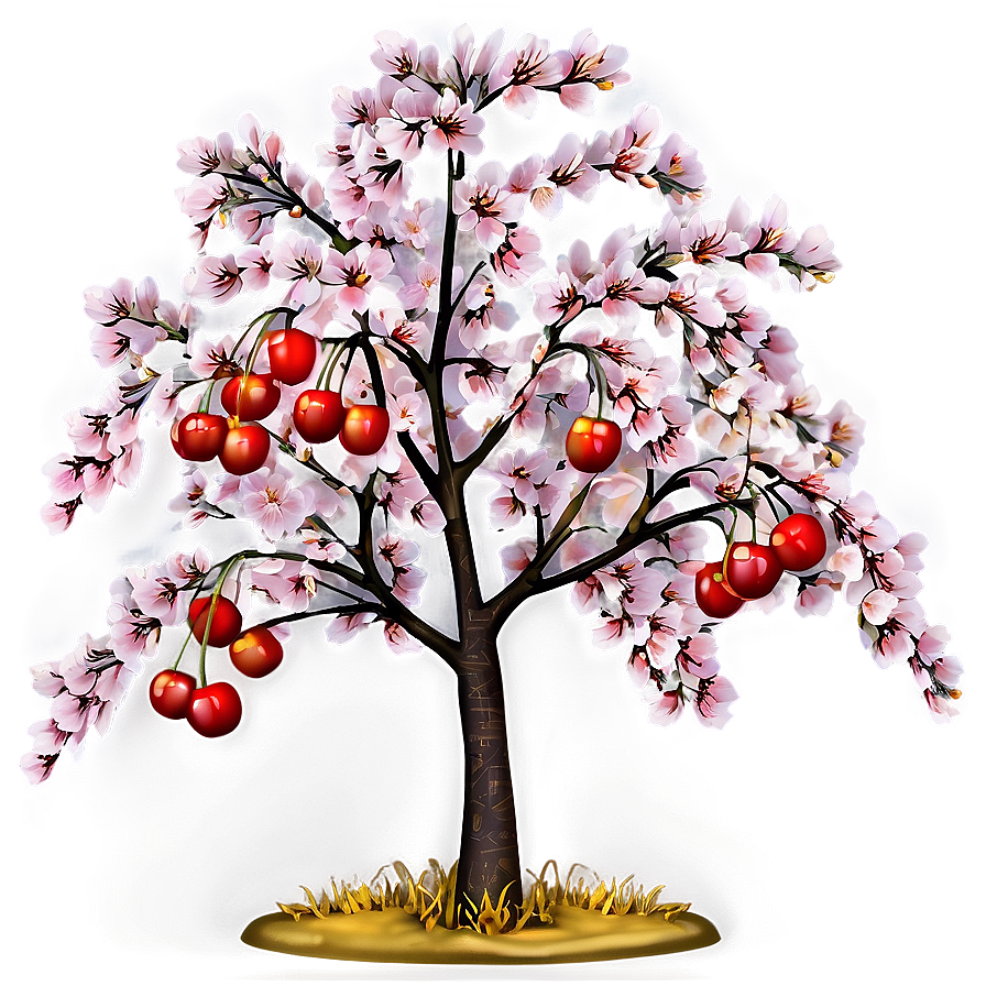 Cherry Tree In Autumn Png 50 PNG Image