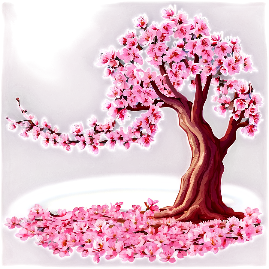 Cherry Tree Path Png Jip PNG Image