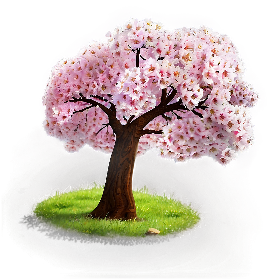 Cherry Tree Path Png Rha PNG Image