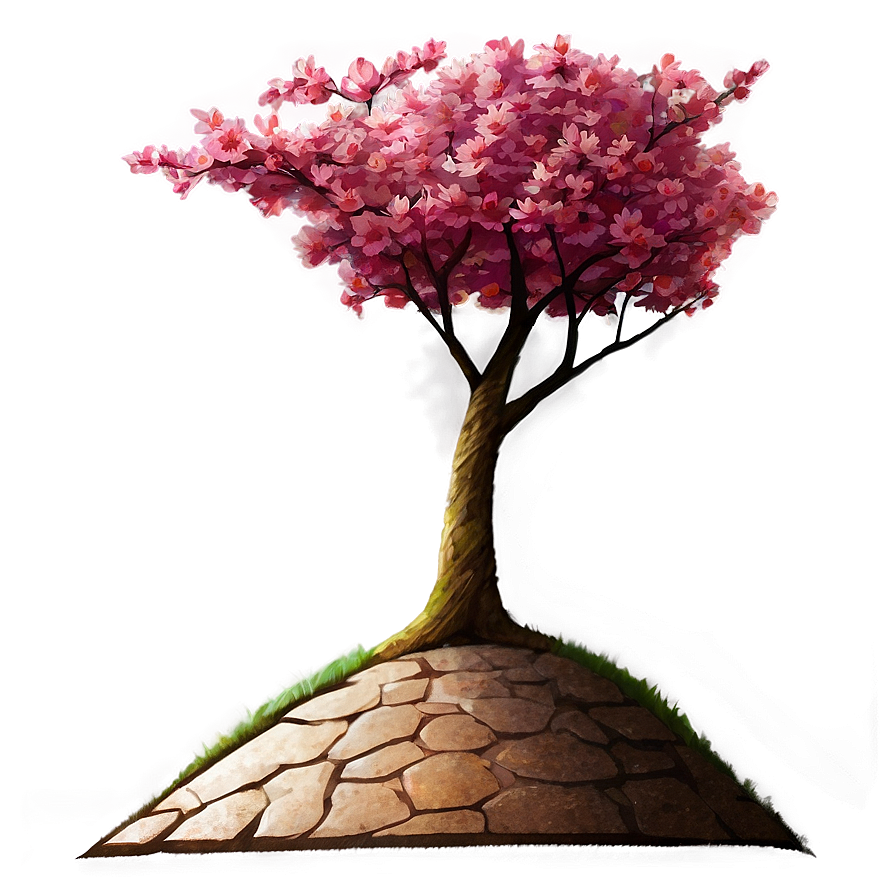 Cherry Tree Road Png Ptu PNG Image