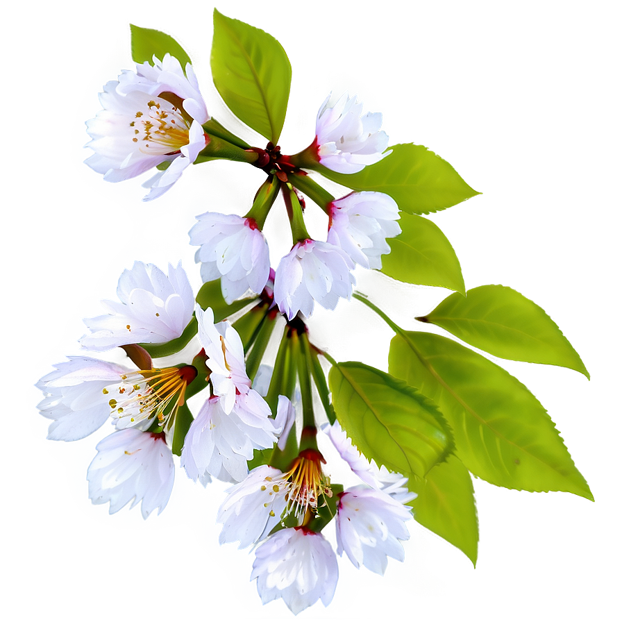 Cherry Tree With Flowers Png Hvb85 PNG Image