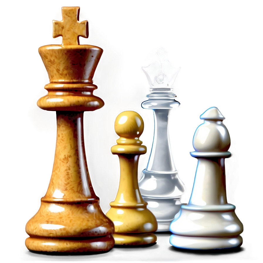 Chess Pieces With Shadows Png Aoy PNG Image