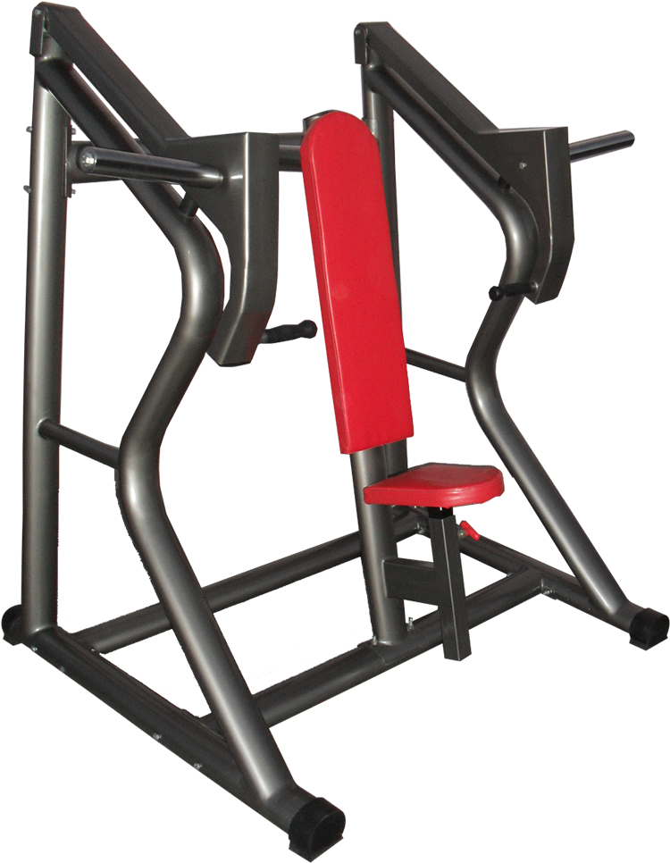 Chest Press Machine Isolated PNG Image