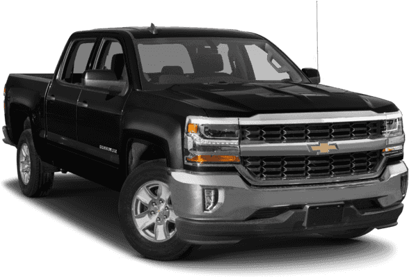 Chevrolet Silverado Black Pickup Truck PNG Image