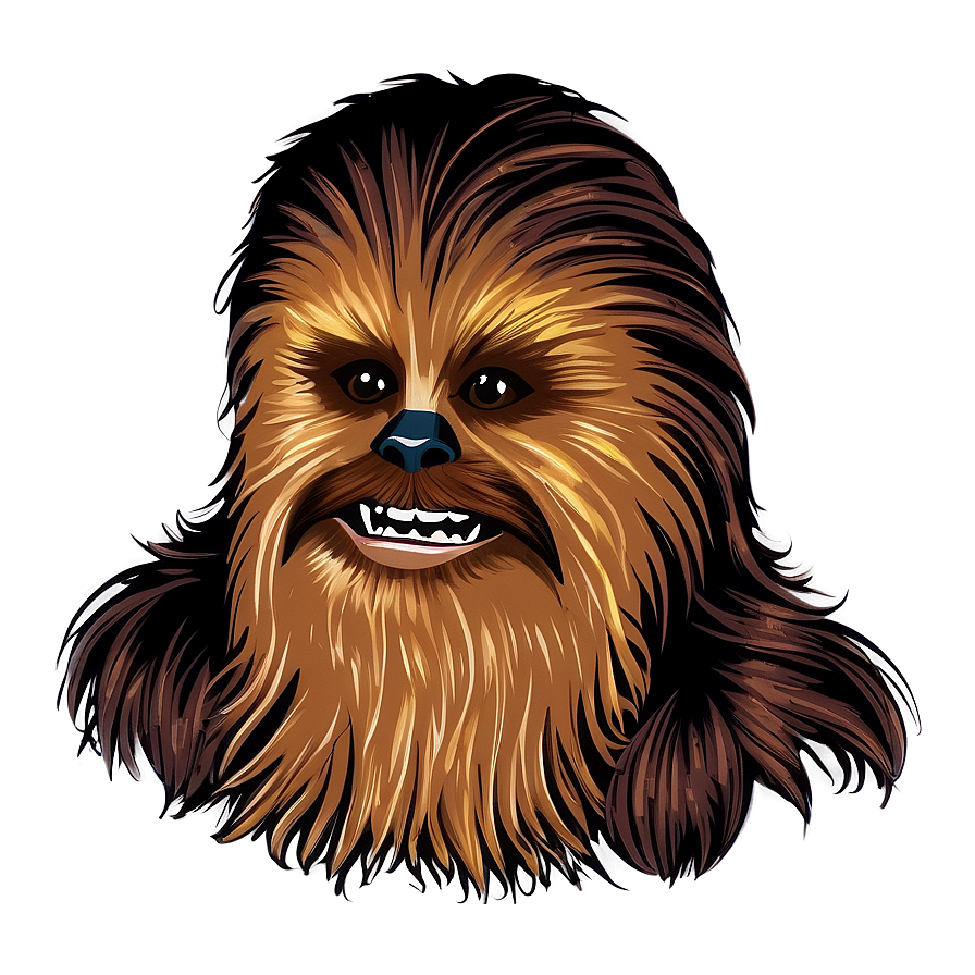 Chewbacca Hand-drawn Png Ikb PNG Image