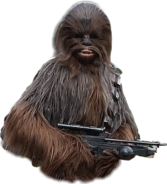 Chewbacca_with_ Bowcaster PNG Image