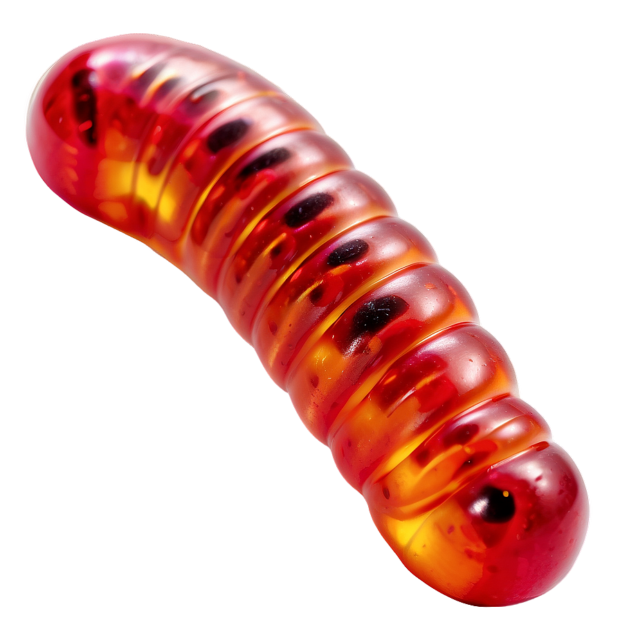 Chewy Gummy Worm Confectionery Png Yff12 PNG Image