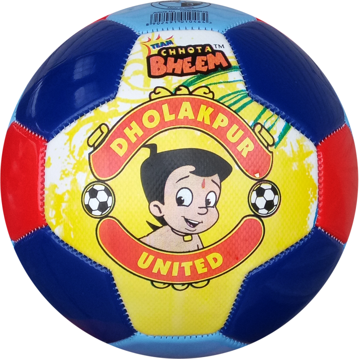 Chhota Bheem Dholakpur United Football PNG Image