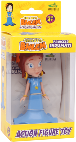 Chhota Bheem Princess Indumati Action Figure PNG Image