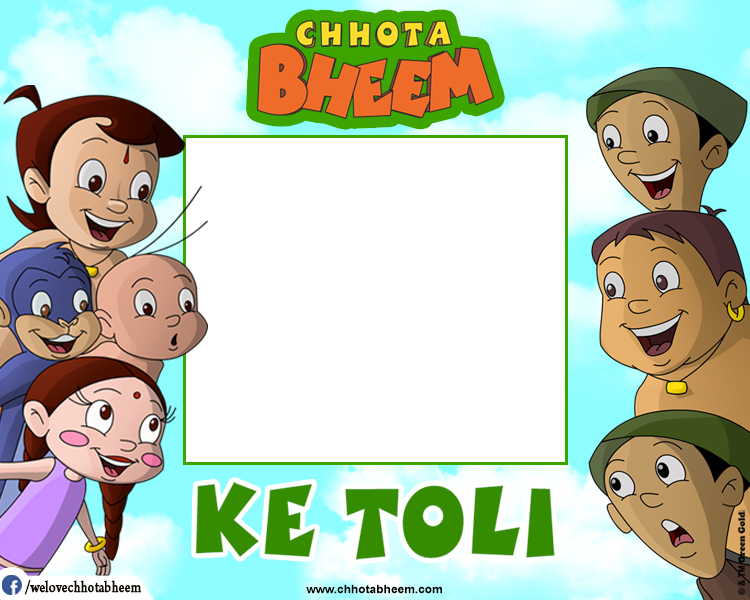 Chhota Bheemand Friends Group Photo PNG Image