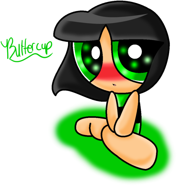 Chibi Buttercup Powerpuff Girls PNG Image