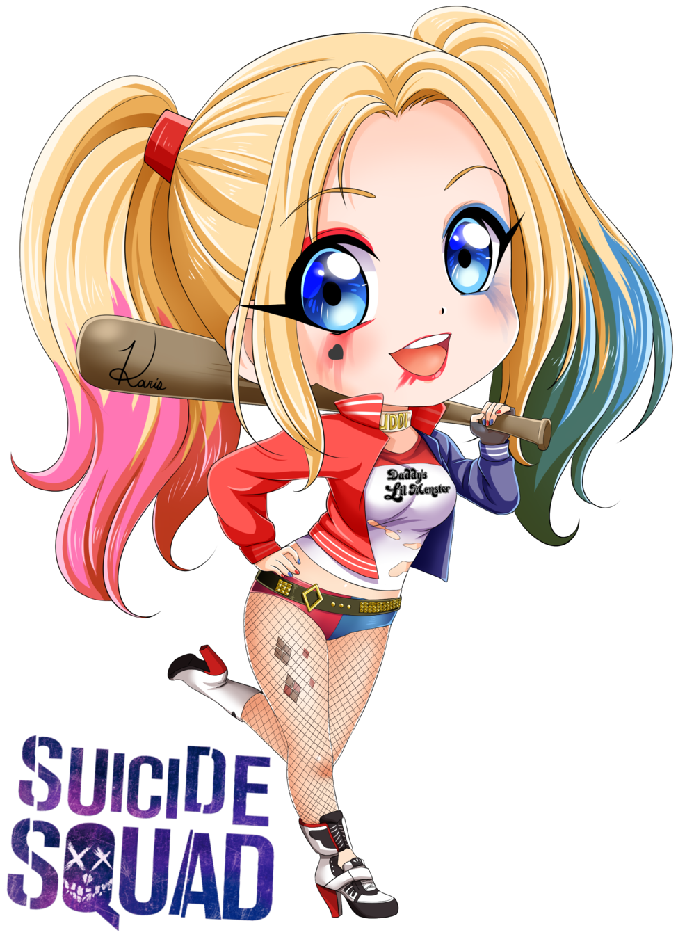 Chibi Harley Quinn Suicide Squad PNG Image