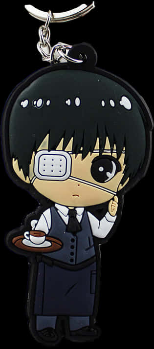 Chibi Kaneki Keychain PNG Image