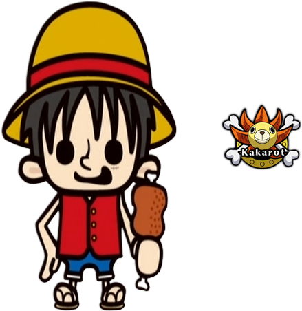 Chibi Luffy One Piece Character PNG Image