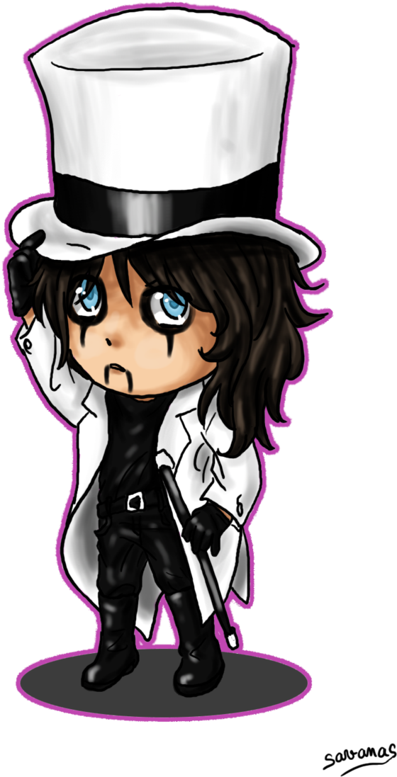 Chibi Mad Hatter Artwork PNG Image