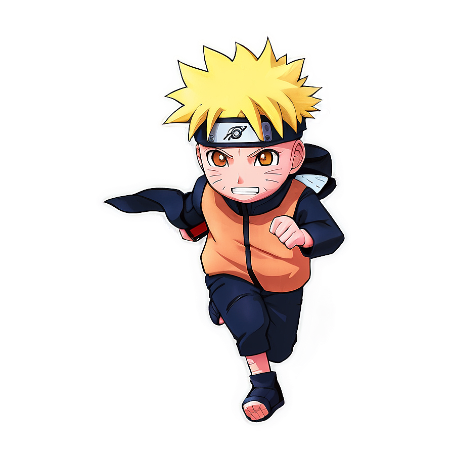 Chibi Naruto Running Cute Png 20 PNG Image