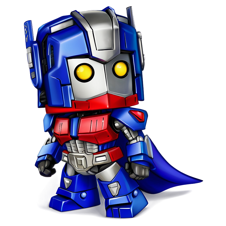 Chibi Optimus Prime Cute Version Png 05252024 PNG Image