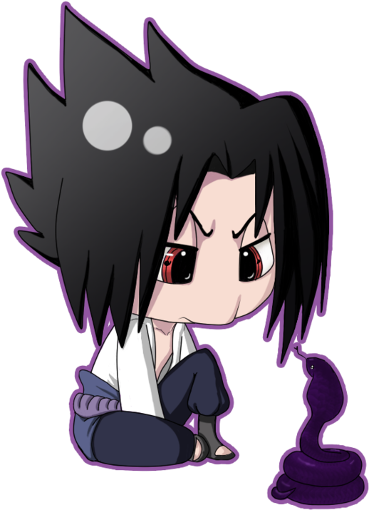 Chibi_ Sasuke_with_ Snake.png PNG Image