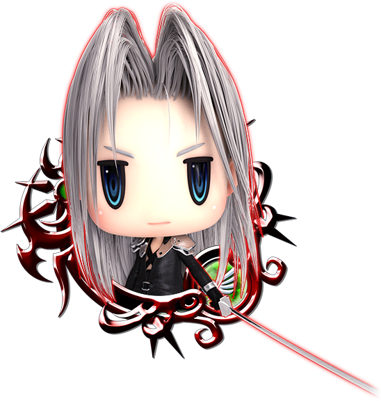 Chibi Sephiroth Figure.png PNG Image