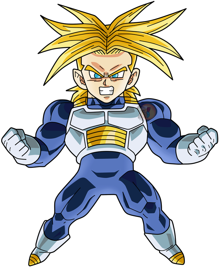 Chibi Super Saiyan Warrior PNG Image