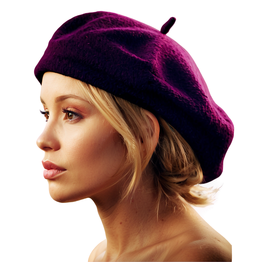 Chic Beret Silhouette Png Tkr PNG Image