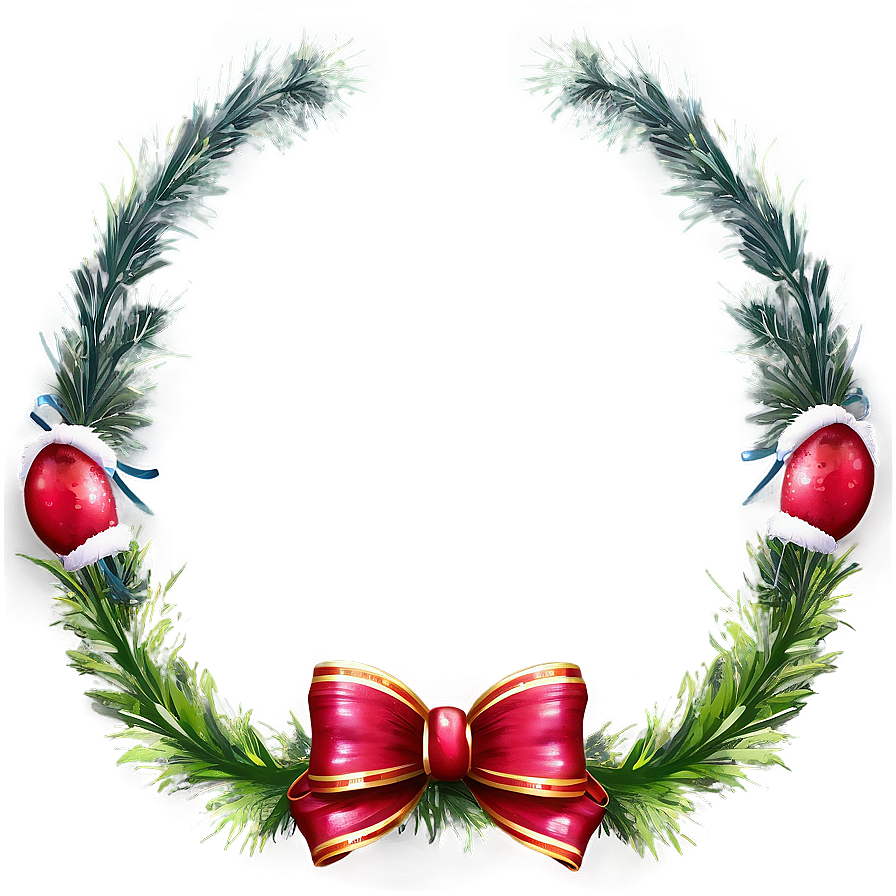 Chic Christmas Border Png Fjb8 PNG Image